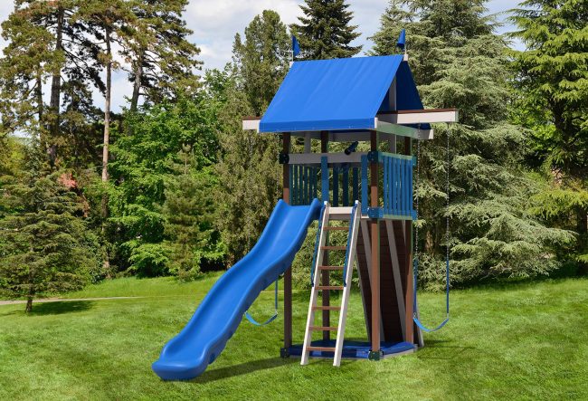 Poly Extreme Space Saver Swing Set