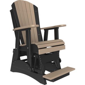 LuxCraft 2' Adirondack Poly Balcony Glider