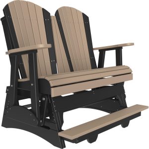 LuxCraft 4' Adirondack Poly Balcony Glider