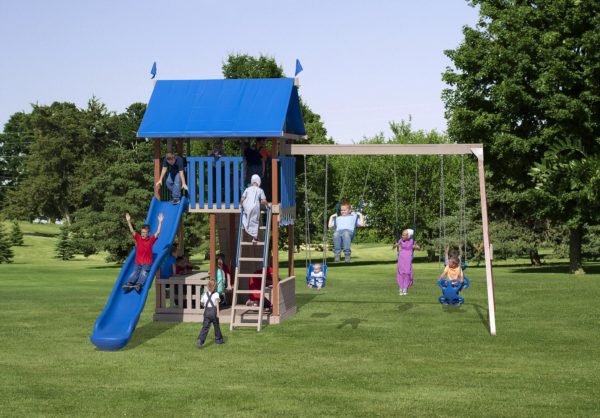 The Crowd Pleaser Swing Set PlayMor