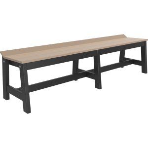 LuxCraft Poly Cafe Dining Bench 72"