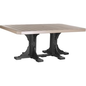 LuxCraft Poly 4' x 6' Rectangular Table
