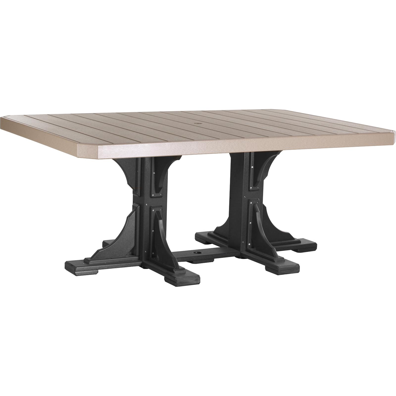 LuxCraft Poly 4' x 6' Rectangular Table