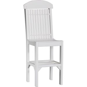 Polly White Bar Chair