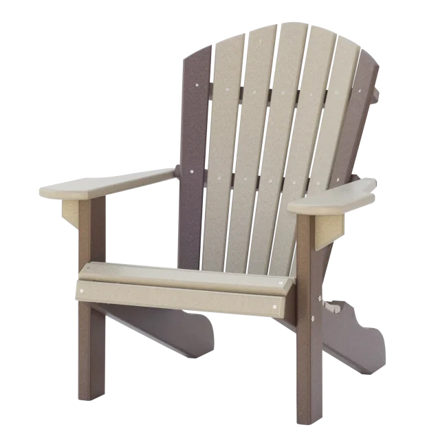 Classic Beach Chair Weatherwood And Brown