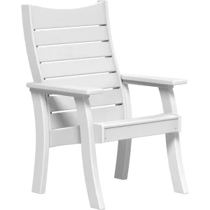 LuxCraft 2' Contour Poly Bench Chair