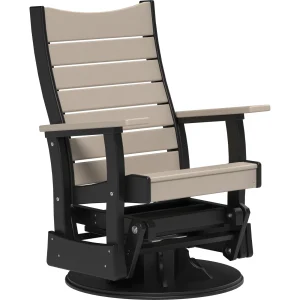 LuxCraft 2' Contour Poly Swivel Glider