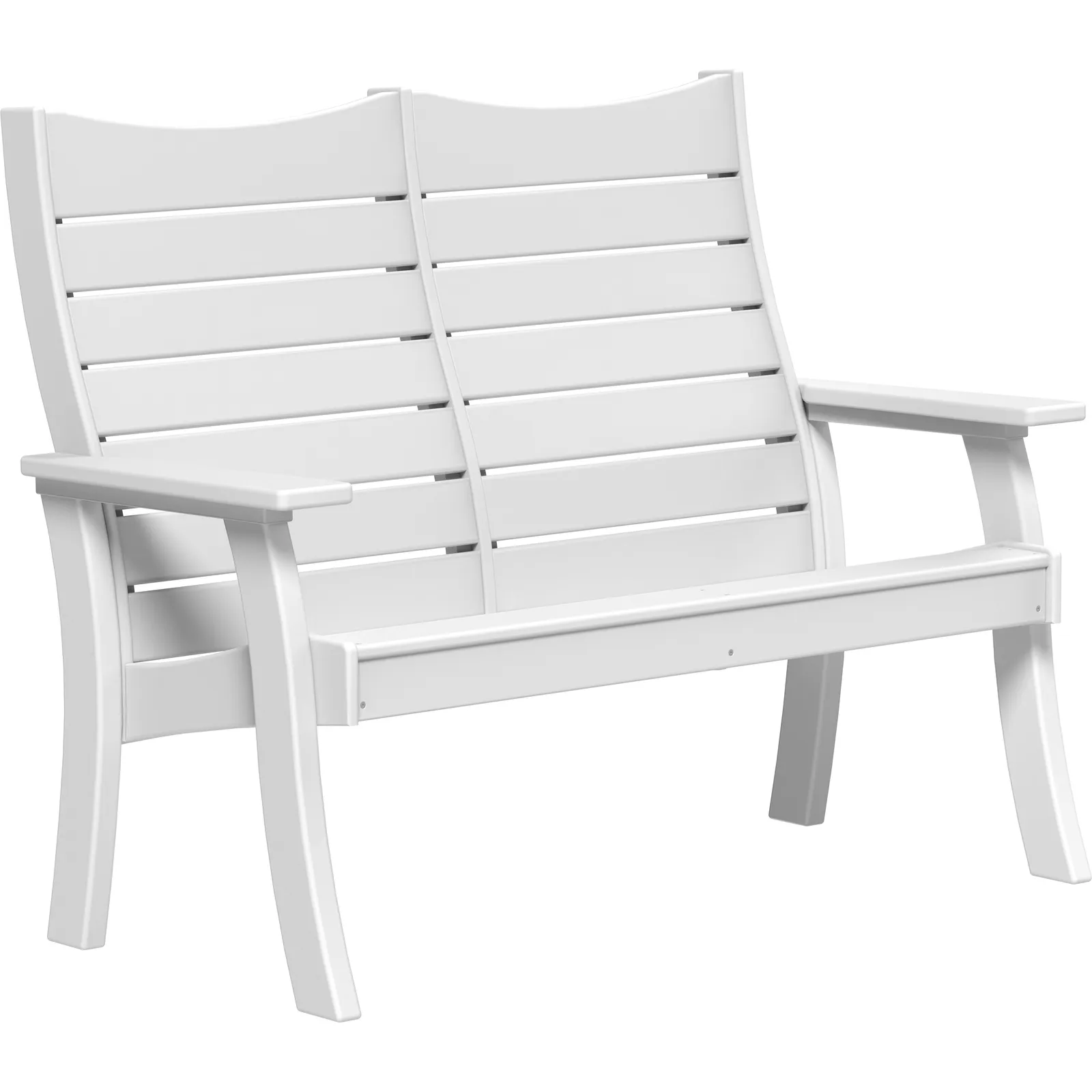 LuxCraft 4' Contour Poly Bench