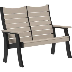 LuxCraft 4' Contour Poly Bench