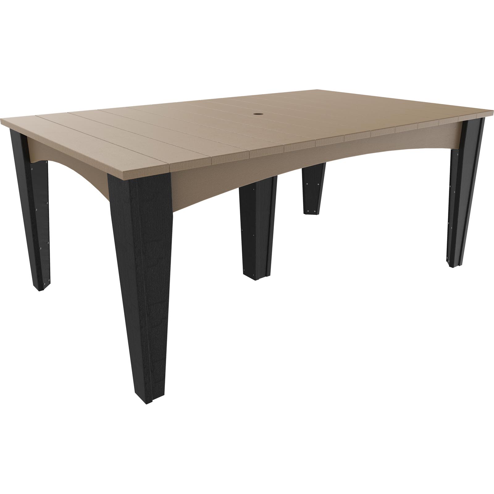 LuxCraft Poly 44" x 72" Rectangular Island Dining Table